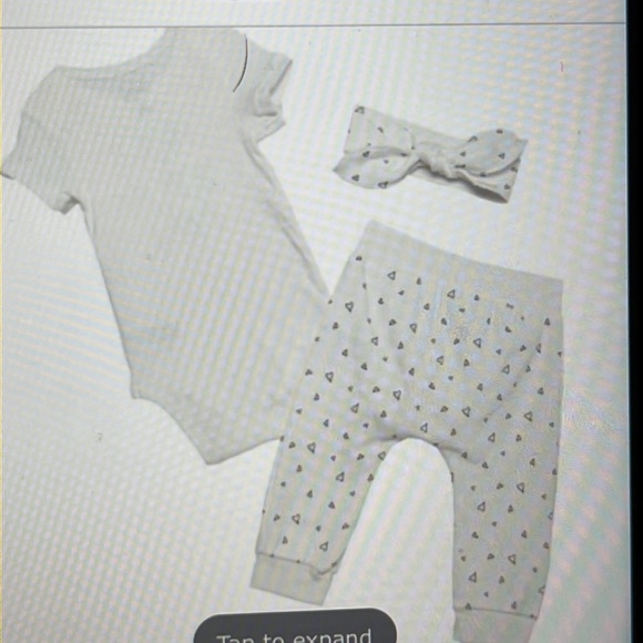 NEWRae Dunn I Got it From my Mama Baby bodysuit,pants,headband BNIP 3 pc set - Picture 2 of 7
